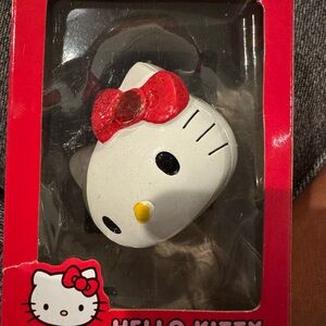 Hello Kitty Black and White Logo Design ornament